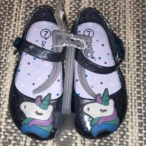 NWT Unicorn jelly shoes little girls size 7